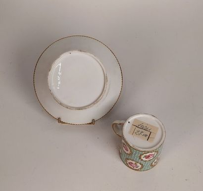 Collection of porcelain cups and saucers...
