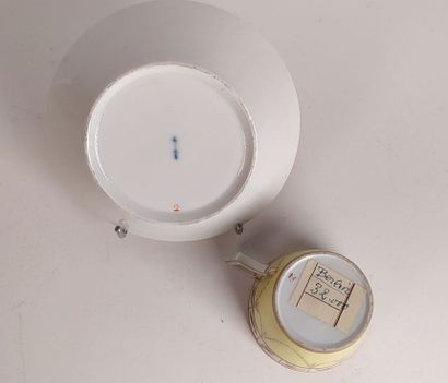 Collection of porcelain cups and saucers...
