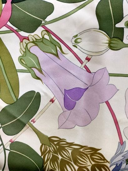 HERMES Paris
Silk square printed with 