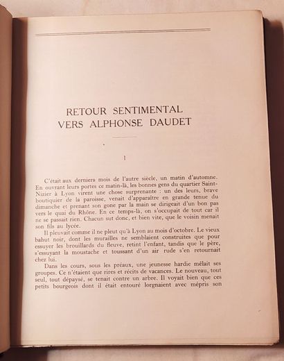 DAUDET (Alphonse), 