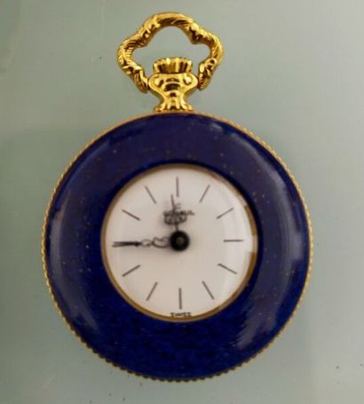 Set of 2 neck watches and metal wrist wa...