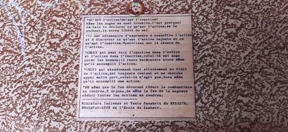 INDE
Ensemble de huit pièces encadrées avec...