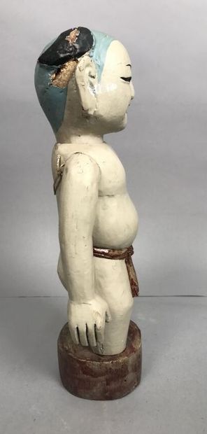 Japon, XXe
Figurine aux bras articulés en...