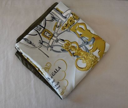 HERMES Paris
Printed silk square 