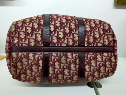 CHRISTIAN DIOR.
Boston bag, signed canvas...
