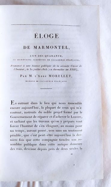 MARMONTEL (Jean-François), 