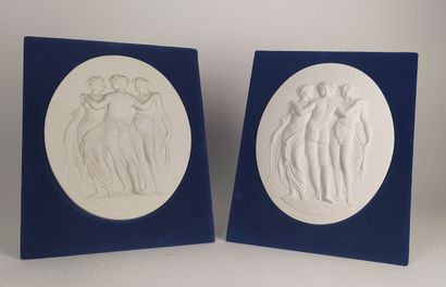 SEVRES 
Two medallions in cookie: the three...
