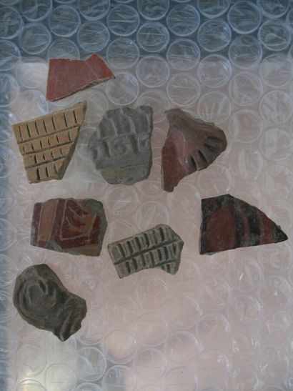MEXIQUE
Fragments d'un plat en terre cuite...