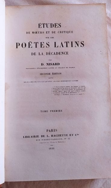 NISARD (Désiré), 