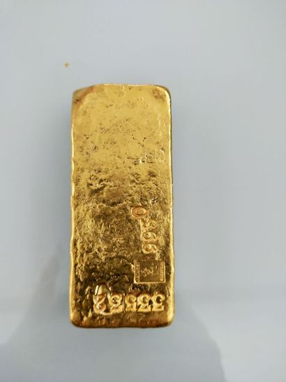 Gold ingot 
N°R20576
Weight : 995 gr
Ugo...