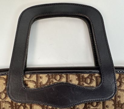 CHRISTIAN DIOR
Handbag in signed canvas and...