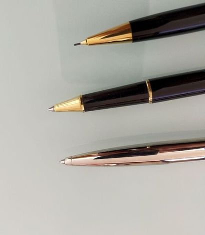 MONT BLANC, set of three pens model Meisterstuck...