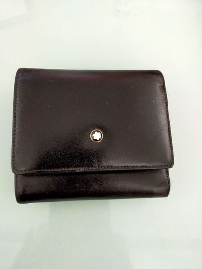 MONTBLANC
Wallet / purse in black leather,...
