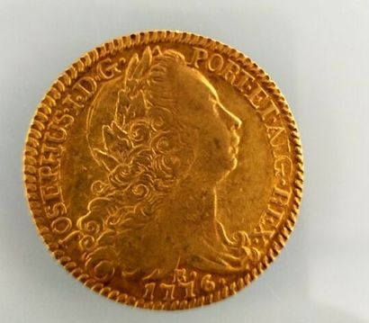 1 piece of gold peça, Joseph I, 1776, Portugal
Weight...
