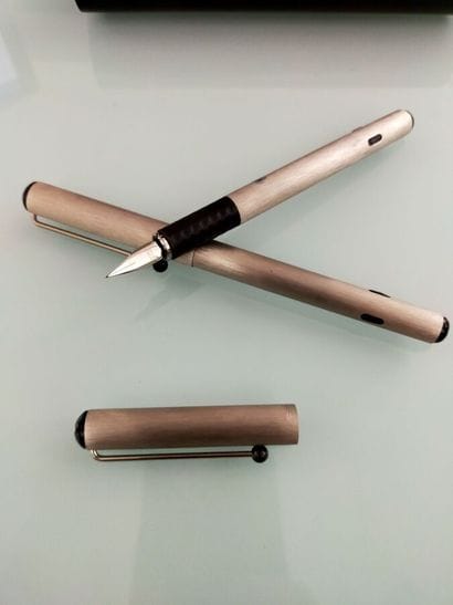 MONT BLANC, fountain pen and felt-tip pen...