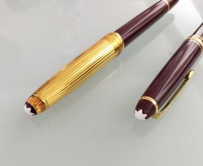 MONT BLANC, a fountain pen and a ballpoint...