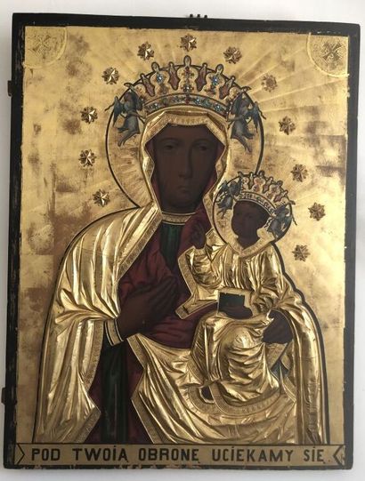 Large icon in the Russian style, modern work
Virgin...