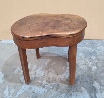 Wooden bidet and metal bowl
Height : 43 ;...