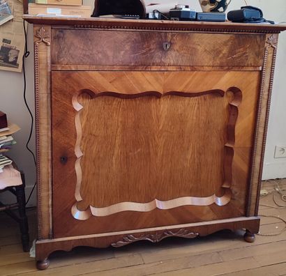 Small buffet or jam cupboard in wood and...