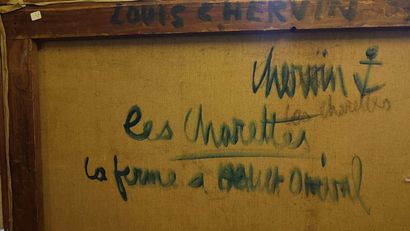 CHERVIN Louis ( 1905-1959)
Peintre de la...