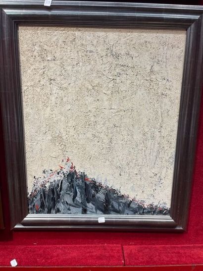 Ecole contemporaine
Composition abstraite
Toile...