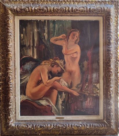 CREIXANS Pierre (1893-1968)
Deux nus féminins
Toile...