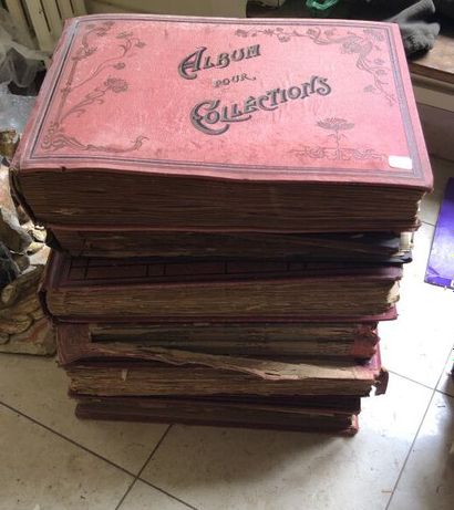 Old picture albums 
Albums of old postcards,...