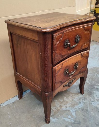 Small rustic chest with two drawers 
Height...