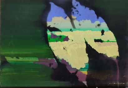 BOUCHET Jean (1929-2010)
« Valdrôme »
Acrylique...
