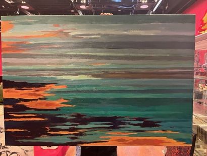 Ecole contemporaine
Ensemble de 2 huiles...