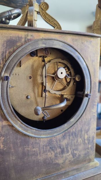 Boundary clock decorated with a musician...