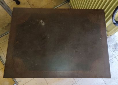Small table in natural wood, turned legs...