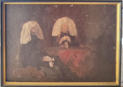 Breton school
Set comprising two oils on...