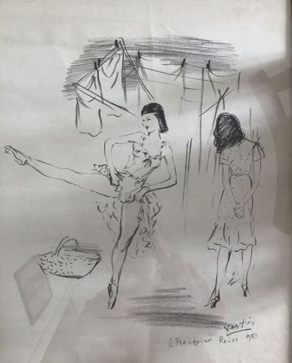 GREEN
Two Women
Lithograph dedicated 