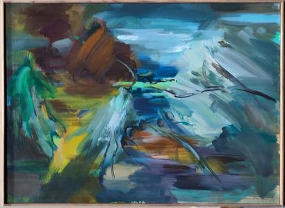BOUCHET Jean (1929-2010)
« Peuplier insolite »
Acrylique...