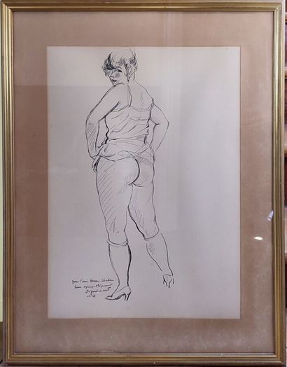 DIGNIMONT André (1891-1965)
Personnage féminin...