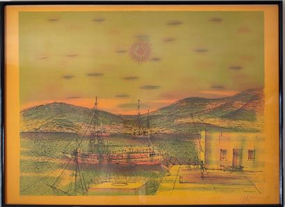 CARZOU Jean (1907-2000)
Port
Dedicated engraving
Height...