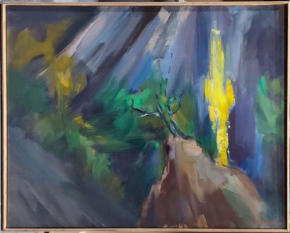BOUCHET Jean (1929-2010)
« Peuplier insolite »
Acrylique...