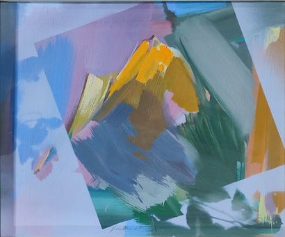 BOUCHET Jean (1929-2010)
« Lumière du soir»
Acrylique...
