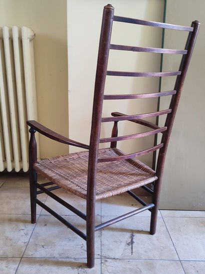 Set of mismatched armchairs: a cabriolet...