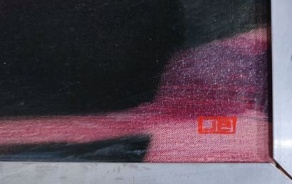 BOUCHET Jean (1929-2010)
« L'homme cerné »
Acrylique...