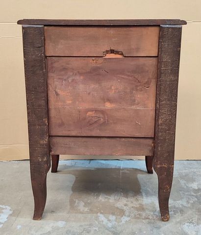 Small rustic chest with two drawers 
Height...