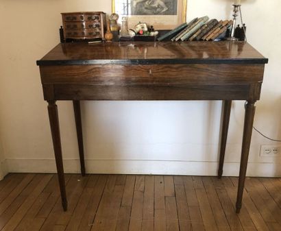 Sloping desk in rosewood
