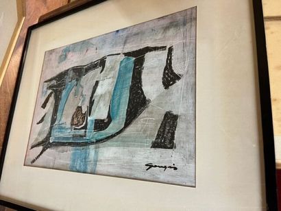 Fort ensemble de gravures contemporaines...