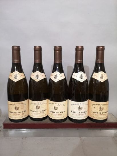 5 bouteilles LADOIX Blanc 1er Cru 