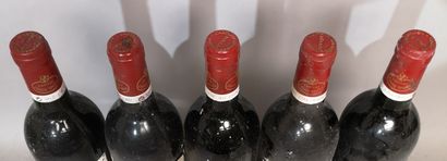 5 bottles Château CHASSE SPLEEN - Moulis...