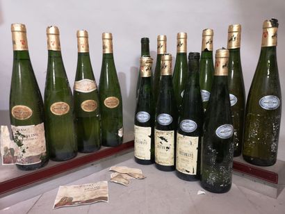 14 bottles ALSACE RIESLING SONNENBERG 10...