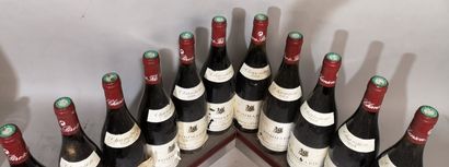 11 bottles POMMARD - CHANSON 1994 Stained...