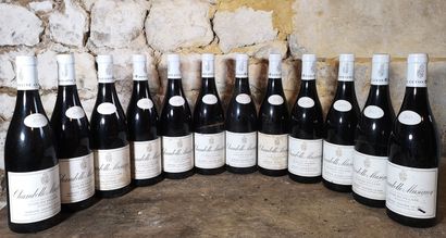 12 bouteilles CHAMBOLLE MUSIGNY 