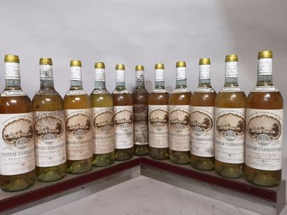 11 bottles Château CARBONNIEUX white - GC...